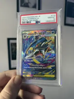 PSA 10 Mega Sharpedo ex SAR 113/080 M2 Inferno X 2025 Pokemon Card Japanese - Image 1