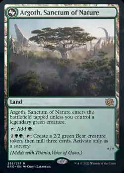 1x Argoth, Sanctum of Nature - The Brothers' War - Near Mint, English - MTG! - Image 1