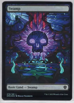 1x Swamp #279 *Stained Glass Showcase Foil* - Dominaria United - Near Mint - Image 1
