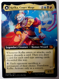 MTG Final Fantasy - Kefka, Court Mage - Extended Mythic - 0496 NM - Image 1