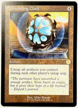 MTG Unwinding Clock -The Brothers' War: Retro Frame Artifacts NM-M - Image 1