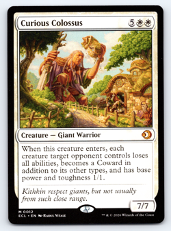 Curious Colossus - Lorwyn Eclipsed MTG - Image 1