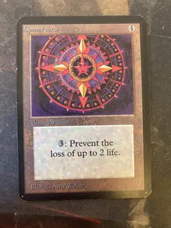 *** ALPHA Conservator *** Clean w/ Pinholes - DUTY FREE - MtG Magic - Image 1