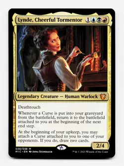 Lynde, Cheerful Tormentor [Commander: Innistrad: Midnight Hunt] MTG 💧💀🔥 - Image 1