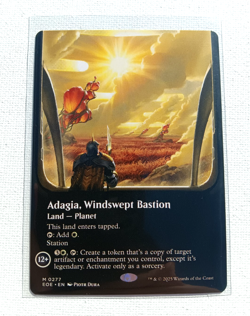 Adagia, Windswept Bastion (Borderless) (Regular) MTG Edge of Eternities NM - Image 2