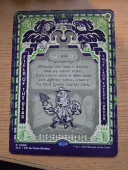 Field of the Dead NON-FOIL - Secret Lair Encyclopedia of Magic MTG - Image 1