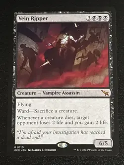 MTG Murders at Karlov Manor Vein Ripper 0110 NM Mythic - Image 1