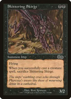 4x Skittering Skirge - LP - Urza's Saga Block - SPARROW MAGIC mtg - Image 1
