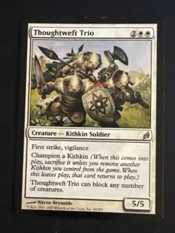 1x Thoughtweft Trio (44) Lorwyn MP MTG Magic the Gathering x1 MKE - Image 1