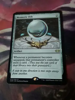 Magic: The Gathering TCG Mesmeric Orb - Double Masters - 2XM 272/332 - RARE - Image 1