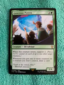 Generous Patron #305 (NM) Final Fantasy FIC Magic MTG - Image 1