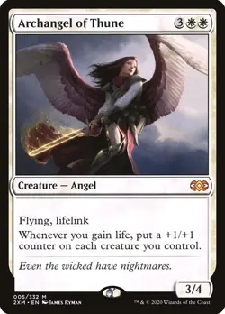 MTG - Archangel of Thune - Fanart Double Masters - EDH / Playtest - Image 1