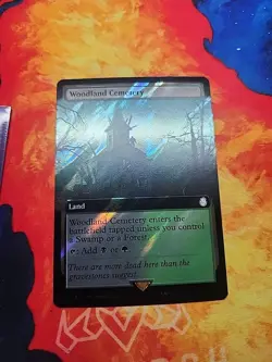 Woodland Cemetery (Extended Art) (Surge Foil) - Universes Beyond: Fallout - NM - Image 1