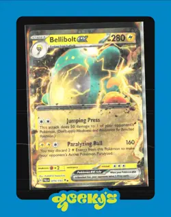 Pokemon Bellibolt ex 079/193 Paldea Evolved Double Rare Holo - Image 1