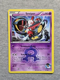Team Aqua's Seviper 9/34 Double Crisis Pokemon TCG Regular - Image 1