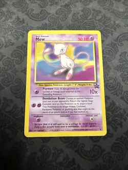 Pokemon TCG Mew Wizards Black Star Promos 8 Regular Promo - Image 1