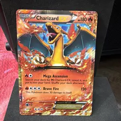 Pokemon TCG Charizard EX XY17 Black Star Promo Holo Lightly Played - Image 1