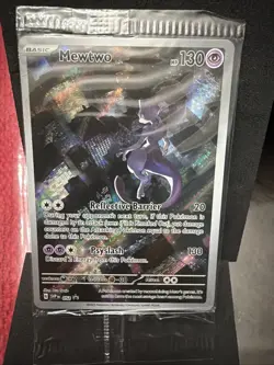 Pokemon Mewtwo TCG Scarlet & Violet 151 Promo Holo Rare 052 UPC NM sealed - Image 1