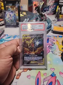 2019 POKEMON SM BLACK STAR PROMO FULL ART/MOLTRES & ZAPDOS & ARTICUNO GX PSA 10 - Image 3