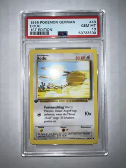 Pokemon 1999 Base set German 1st edition Dodu Doduo *GEM MINT PSA 10* - Image 1