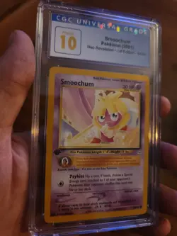 (POP 7) CGC 10 PRISTINE Pokemon 2001 Neo Revelation 1st Edition 54/64 Smoochum - Image 1