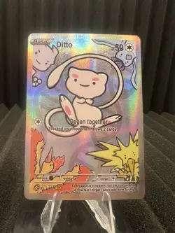 Ditto (Mew) #77 - Holo Foil - After Skool Hobby Series 2 Fan Art- Pokemon - Image 1
