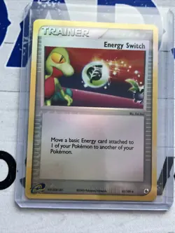 Pokemon TCG Energy Switch EX Ruby and Sapphire 82/109 Reverse Holo Uncommon - Image 1
