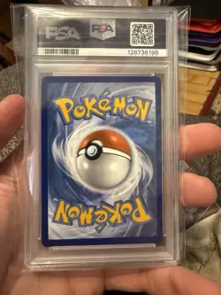 2021 POKEMON SWORD & SHIELD FUSION STRIKE #245 FULL ART/CELEBI V PSA 9 - Image 2