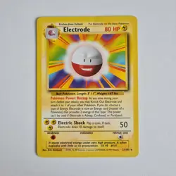 Pokemon Electrode 21/102 WotC Base Set Unlimited Rare MP - Image 3