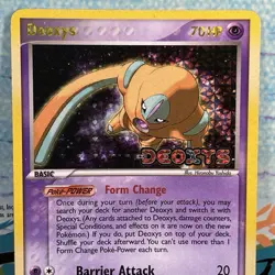 Deoxys 18/107 2005 EX Deoxys Reverse Holo Pokemon - Image 3