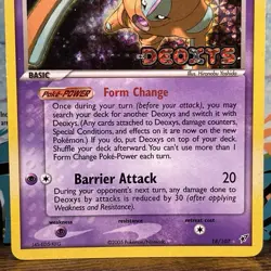 Deoxys 18/107 2005 EX Deoxys Reverse Holo Pokemon - Image 4