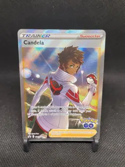 Pokemon TCG Candela SWSH228 Full Art Sword & Shield Pokemon GO Black Star Promo - Image 1