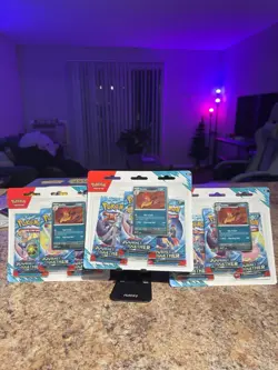 Pokemon Journey Together 3-Pack Blister with Promo (Sealed Lot of 3) - Image 1