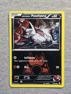 Pokemon TCG Team Magma's Poochyena Double Crisis 17/34 - Image 1