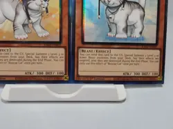 2x Rescue Cat RA02-EN001 Alt Art & Reprint Prismatic Collector's Rare Yugioh - Image 5