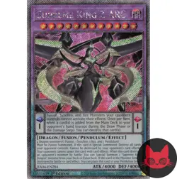 Yugioh Supreme King Z-ARC RA04-EN284 Platinum Secret Rare 1st Edition NM - Image 1