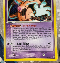 Deoxys 16/107 Reverse Holo Rare EX Deoxys Stamped Pokemon Card Vintage 2005 MP - Image 3