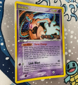 Deoxys 16/107 Reverse Holo Rare EX Deoxys Stamped Pokemon Card Vintage 2005 MP - Image 4