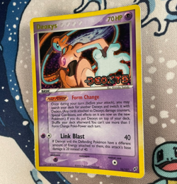 Deoxys 16/107 Reverse Holo Rare EX Deoxys Stamped Pokemon Card Vintage 2005 MP - Image 5