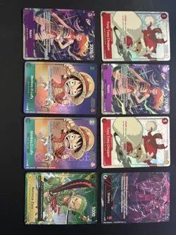One Piece- Bundle of Luffy, Zoro, Nami, Shanks, Chopper Cards. See Description - Image 1