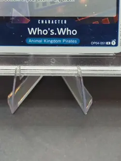One Piece - Who's Who OP04-051 Animal Kingdom Pirates R Holo | Gem Mint 10 - Image 4