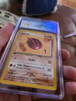 (POP 10) CGC 10 2001 Pokemon Neo Revelation 1st Edition Swinub 57/64 PSA - Image 3