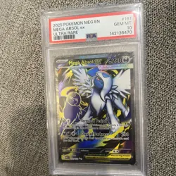 2025 POKEMON MEG EN-MEGA EVOLUTION ULTRA RARE #161 MEGA ABSOL EX PSA 10 - Image 1