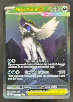 2025 Pokemon Mega Evolution MEG EN Absol ex Special Illustration Rare #180/132 - Image 1