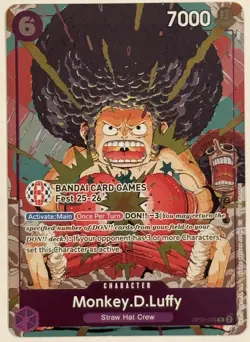 Monkey.D.Luffy (BANDAI Card Games Fest 25-26) OP07-073 One Piece Promotion Cards - Image 1