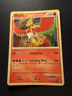 Ho-Oh Call of Legends 9/95 Reverse Holo Rare Pokemon Card TCG - Image 1