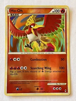 Ho-Oh 9/95 Pokemon TCG Call of Legends Reverse Holo Card LP - Image 1