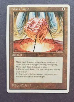 MTG Magic the Gathering Mana Vault 4th Edition EX Excellent condition - Image 1