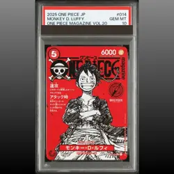 PSA 10 Monkey D. Luffy ST21-014 Magazine Vol.20 Promo 2025 ONE PIECE Japanese - Image 1