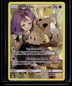 Mimikyu 245/236 SM Cosmic Eclipse Secret Rare English Pokemon Card - Image 1